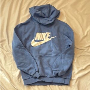 KIDS Nike Blue Sweatshirt Hoodie Classic Design